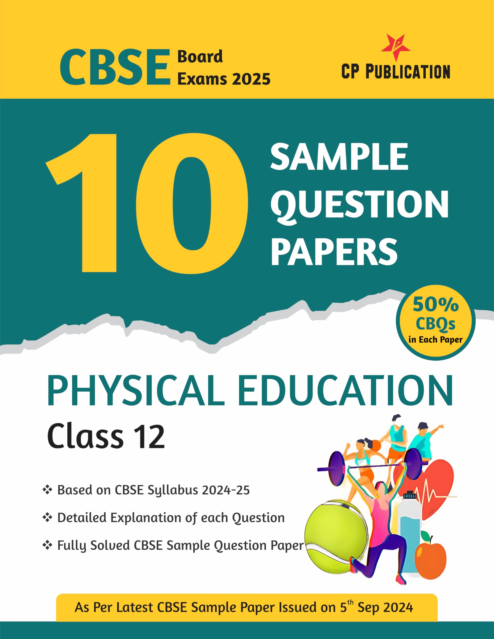 CBSE 10 Sample Question Papers Class 12 Physical Education for 2024 Board Exam