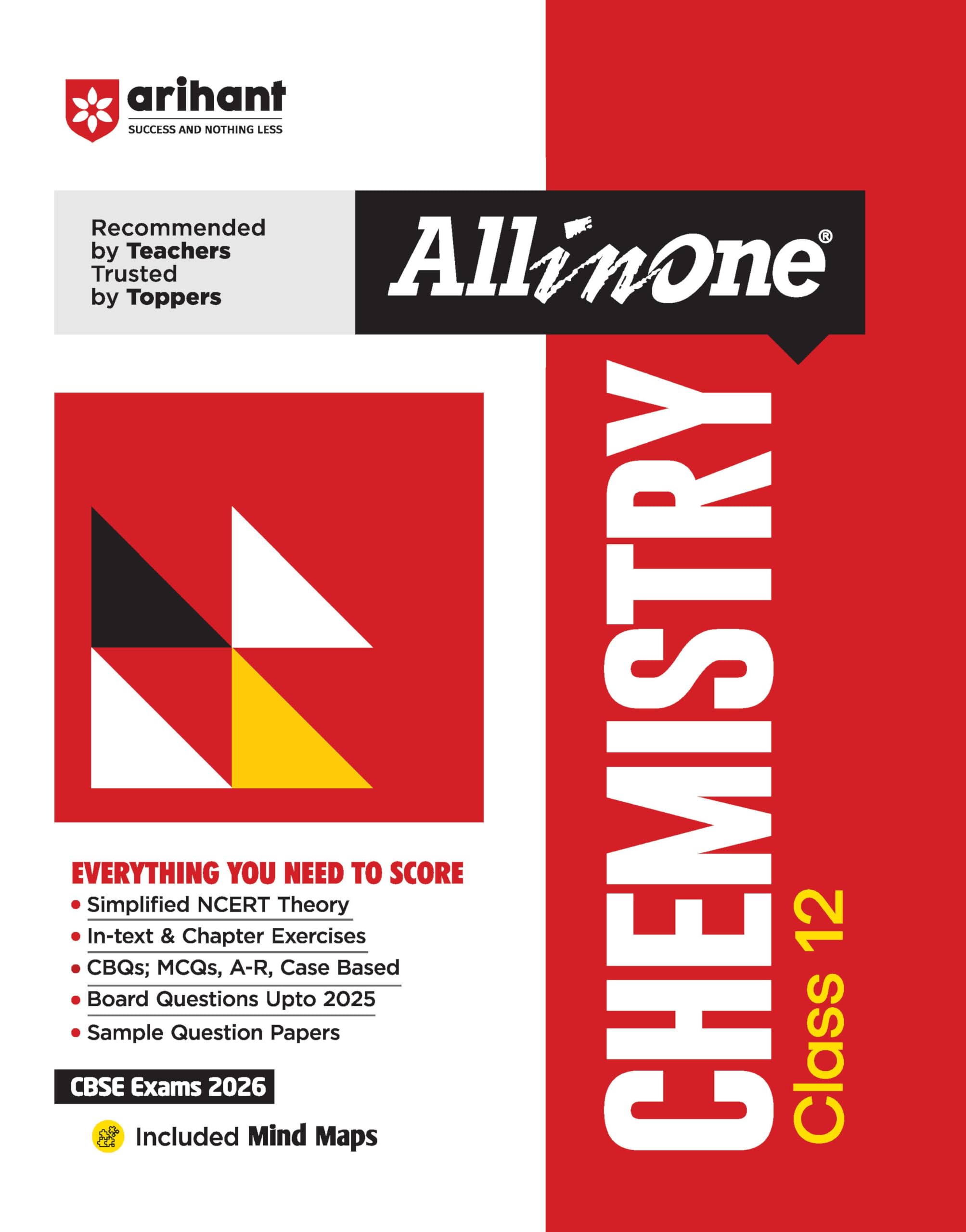 Arihant All In One Chemistry Class 12 For Cbse Exams 202526 | Revised Edition As Per Latest Syllabus | Simplified Theory, All T