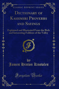 Dictionary of Kashmiri Proverbs and Sayings: Explained and Illustrated from the Rich and Interesting Folklore of the Valley (Cla