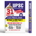 Prabhat 31 Years UPSC IAS Prelims Solved Papers 2026 | GS Paper 1 and CSAT Paper 2 Topicwise Solved Papers 5000+ MCQs | PYQs Qu