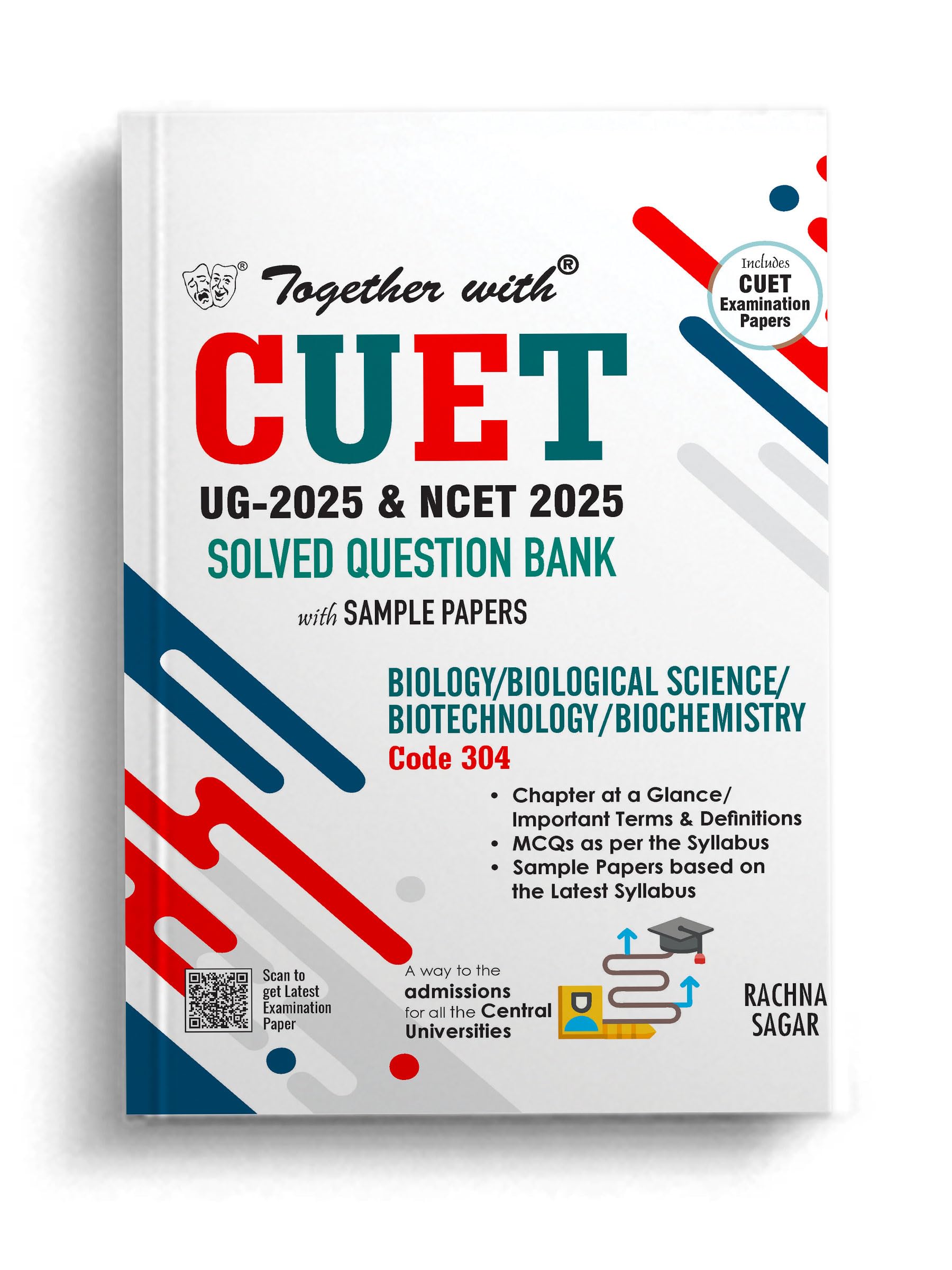 Together With CUET UG Entrance Exam Books 202526 Biology/Biological Studies/Biotechnology/Biochemistry Solved Question Bank Wit