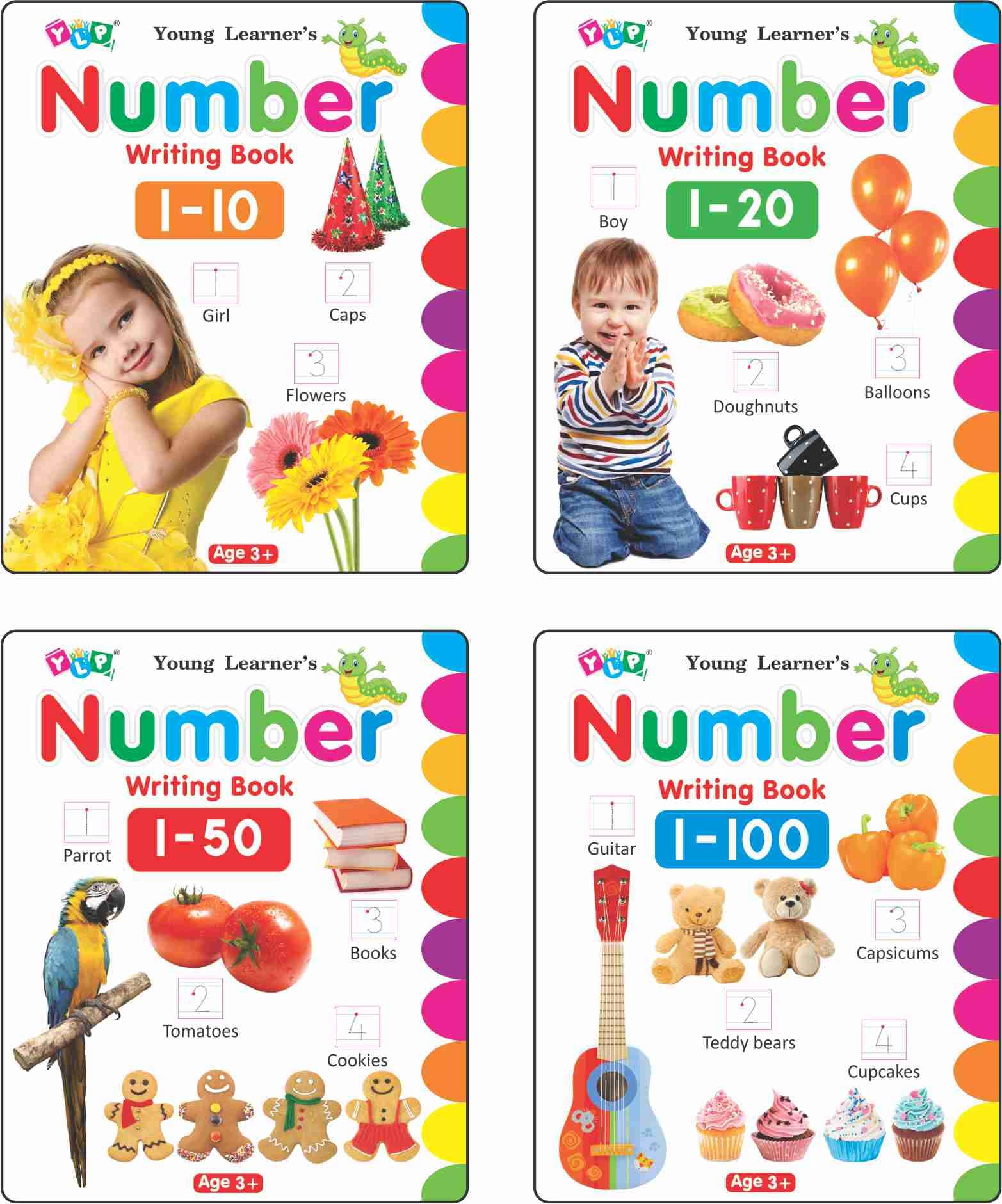 Number Writing Books (Set of 4 Titles)