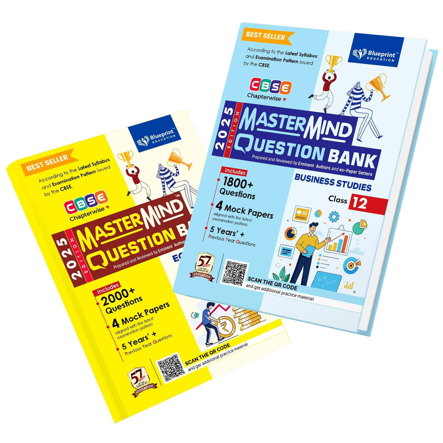 Business Studies And Economics Class 12 (2 Books Combo) Mastermind Cbse Question Bank For 2025 Board Exams