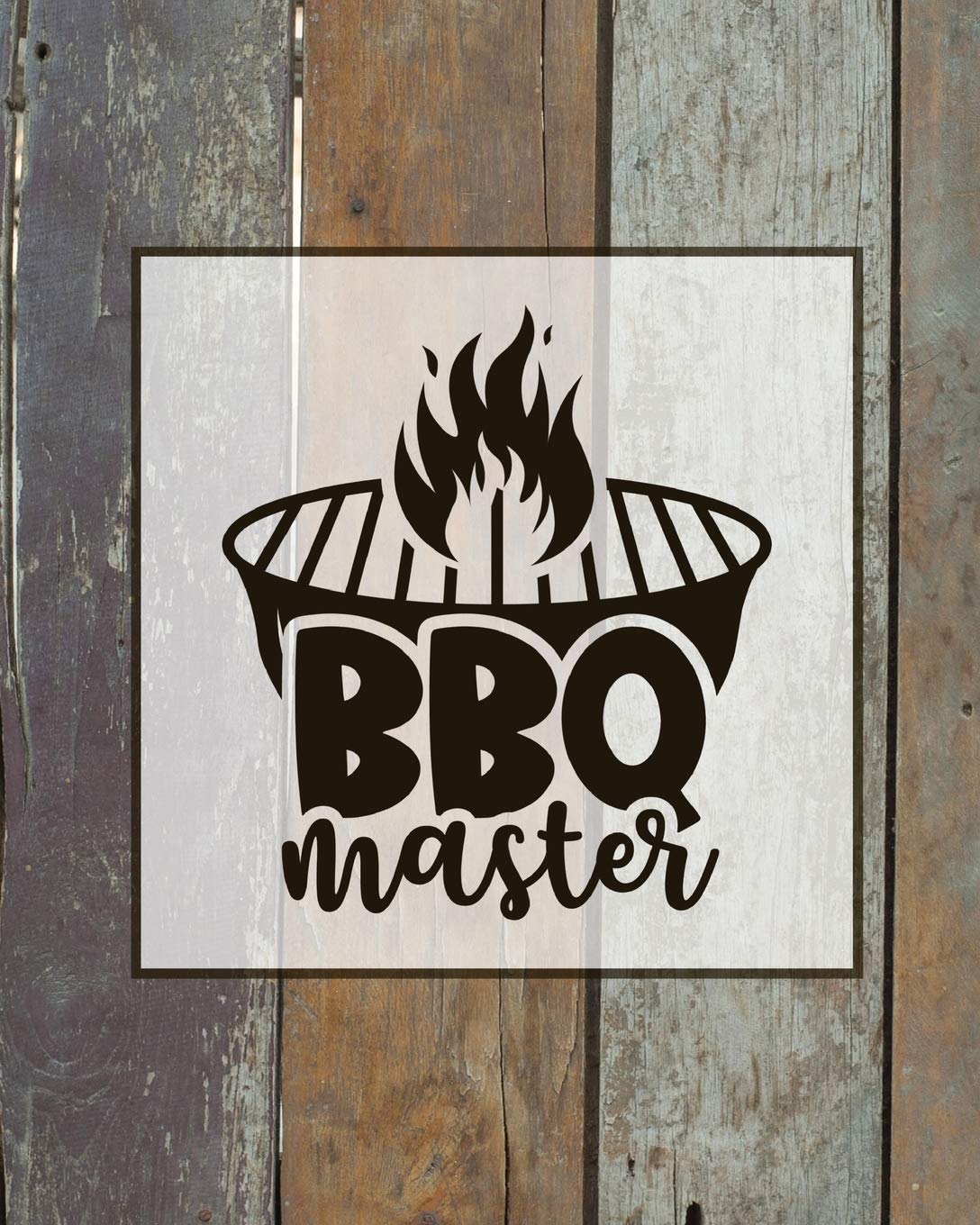 Bbq Master, Bbq Journal: Grill Recipes Log Book, Favorite Barbecue Recipe Notes, Gift, Secret Notebook, Grilling Record, Meat Sm