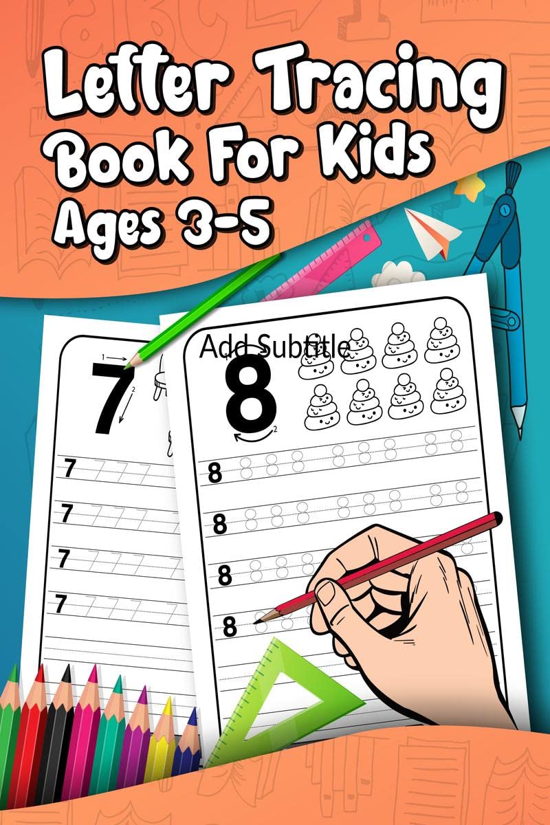 Letter Tracing Book For Kids Ages 35