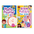 Activity Books for Kids  Maths and Brain Puzzles (Set of 2 Books)  Brain Activities for Kids  Age 6+  Brain Teasers and Puzz