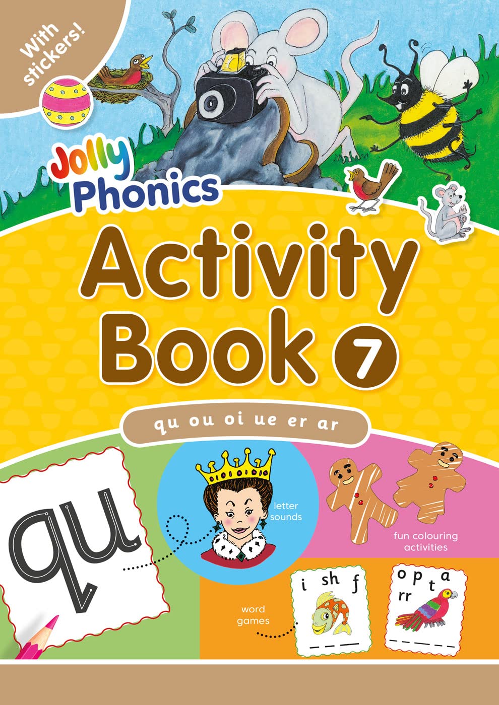 Jolly Phonics Activity Book 7qu, Ou, Oi, Ue, Er, AR