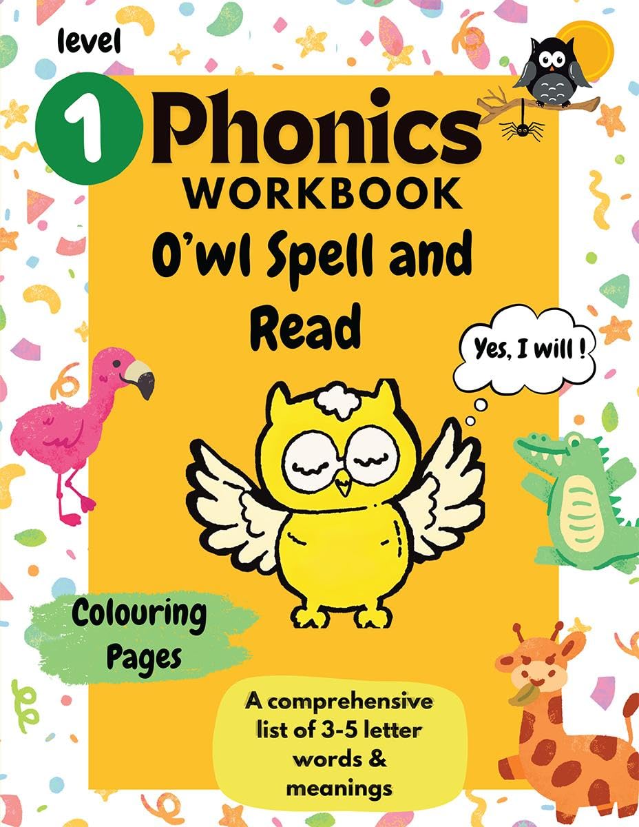 Owl Spell and Read : Phonics Workbook Level 1