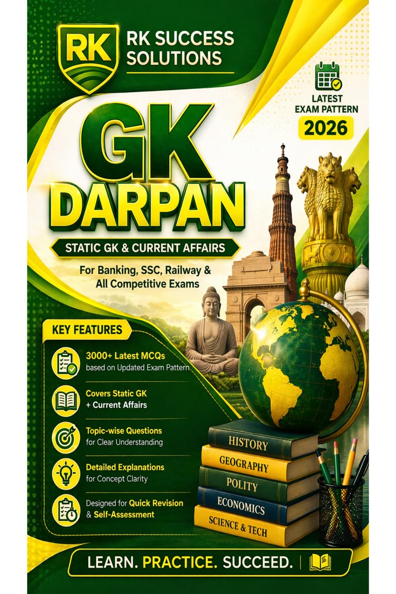 G K DARPAN: 3000+ MCQs | 60+ Sets | Smart Explanations for Quick Revision