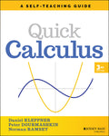 Quick Calculus: A SelfTeaching Guide (Wiley SelfTeaching Guides)