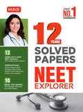 MTG 12 Years NEET (20142025) Previous Year Solved Papers (PYQ Book) with 10 Model Test Papers & OMR Sheets | NEET Explorer For 