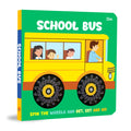 Board Book: School Bus Wheel Book  Wheel books for kids  Board Book for Children Age 13 Years