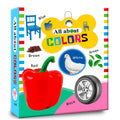 Hello Friend Books All About Colours: Playful EVA Foam Picture Book with Amazing illustrations for Children
