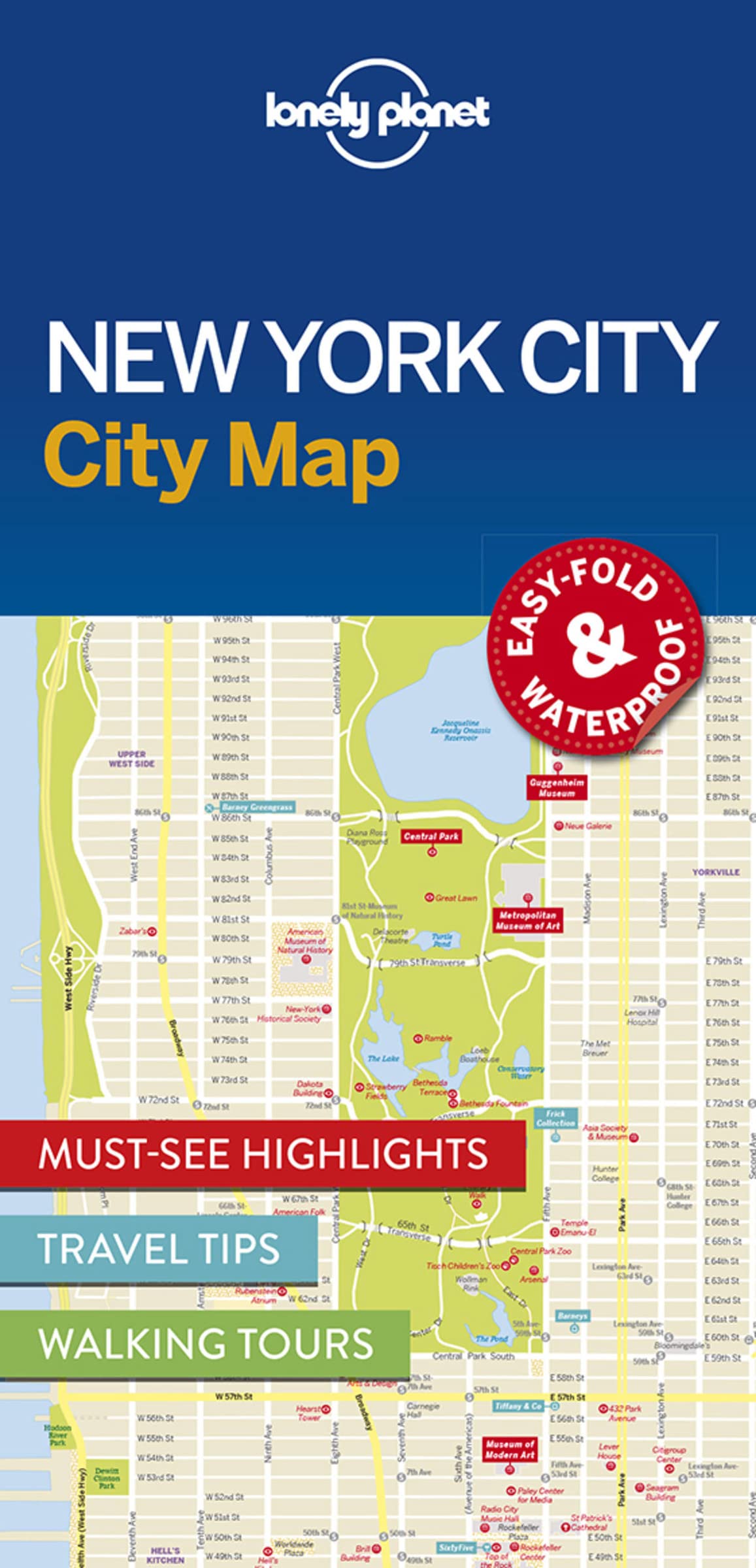 Lonely Planet New York City Map 1