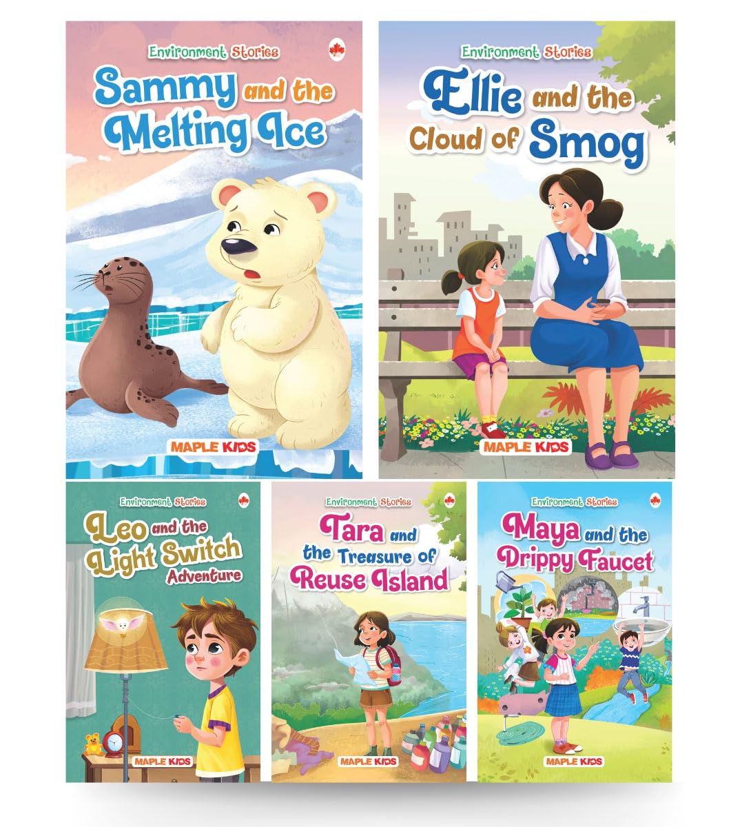 Story Books for Kids  Environment Stories (Set of 5 Books)  Environmental Awareness Stories  Climate Change  Global Warming 