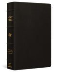 ESV Large Print Personal Size Bible, Red Letter (Buffalo Leather, Deep Brown)