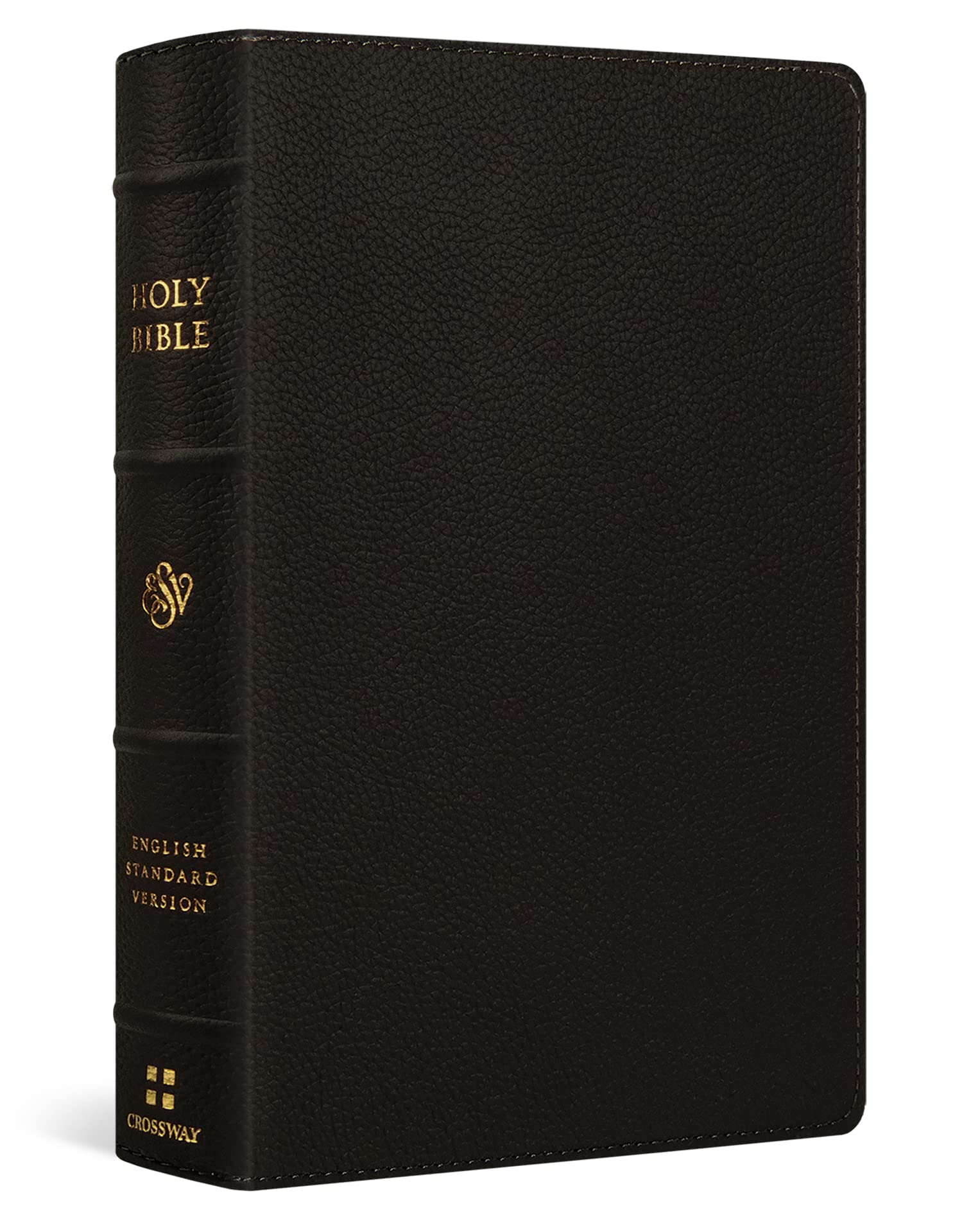 ESV Large Print Personal Size Bible, Red Letter (Buffalo Leather, Deep Brown)