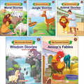 Moral Stories (Illustrated) (Set of 5 Story Books for Kids)  Aesops Fables, Animal Stories, Jungle Stories, Moral Stories, Wi