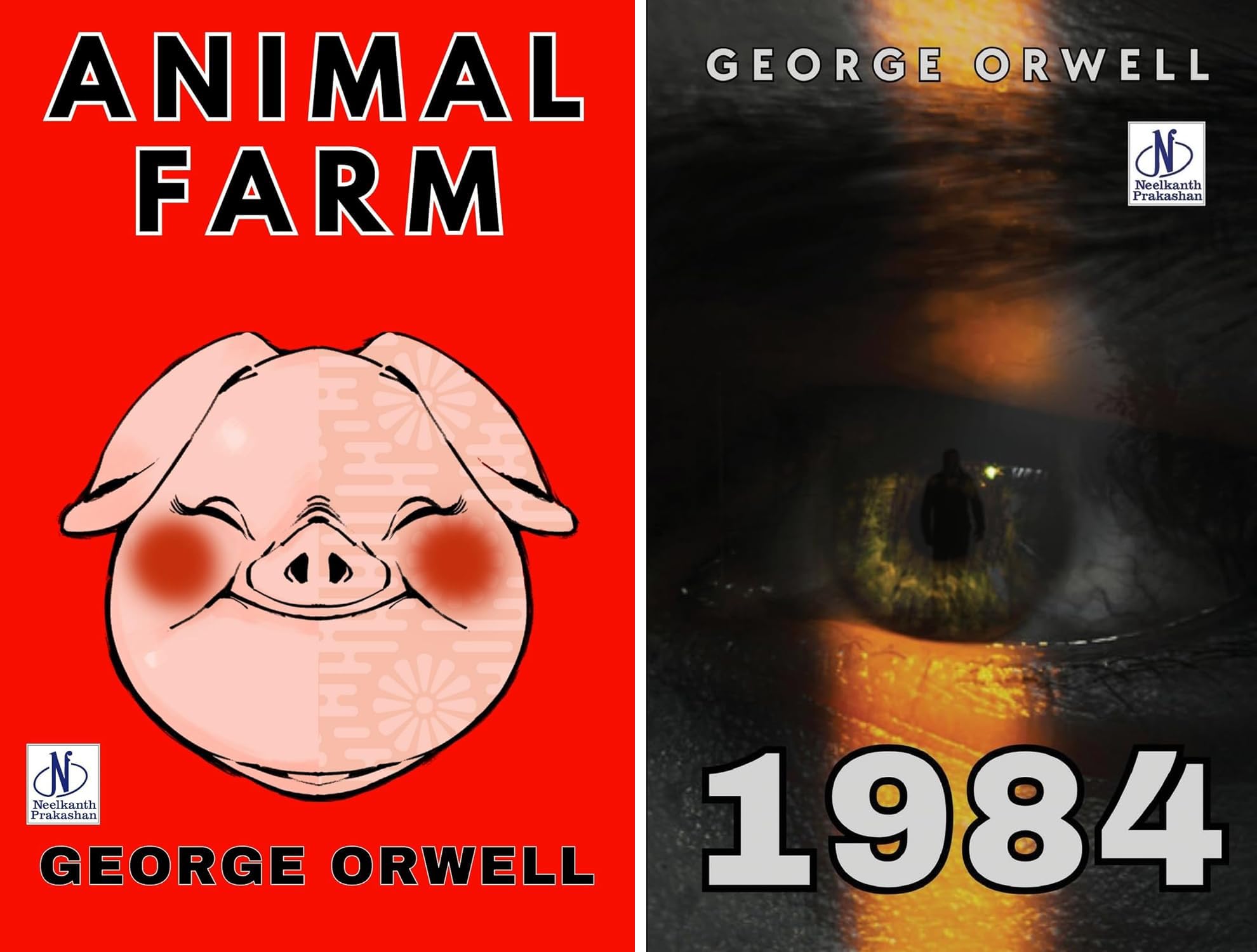 Animal Farm + 1984 combo set of 2 books