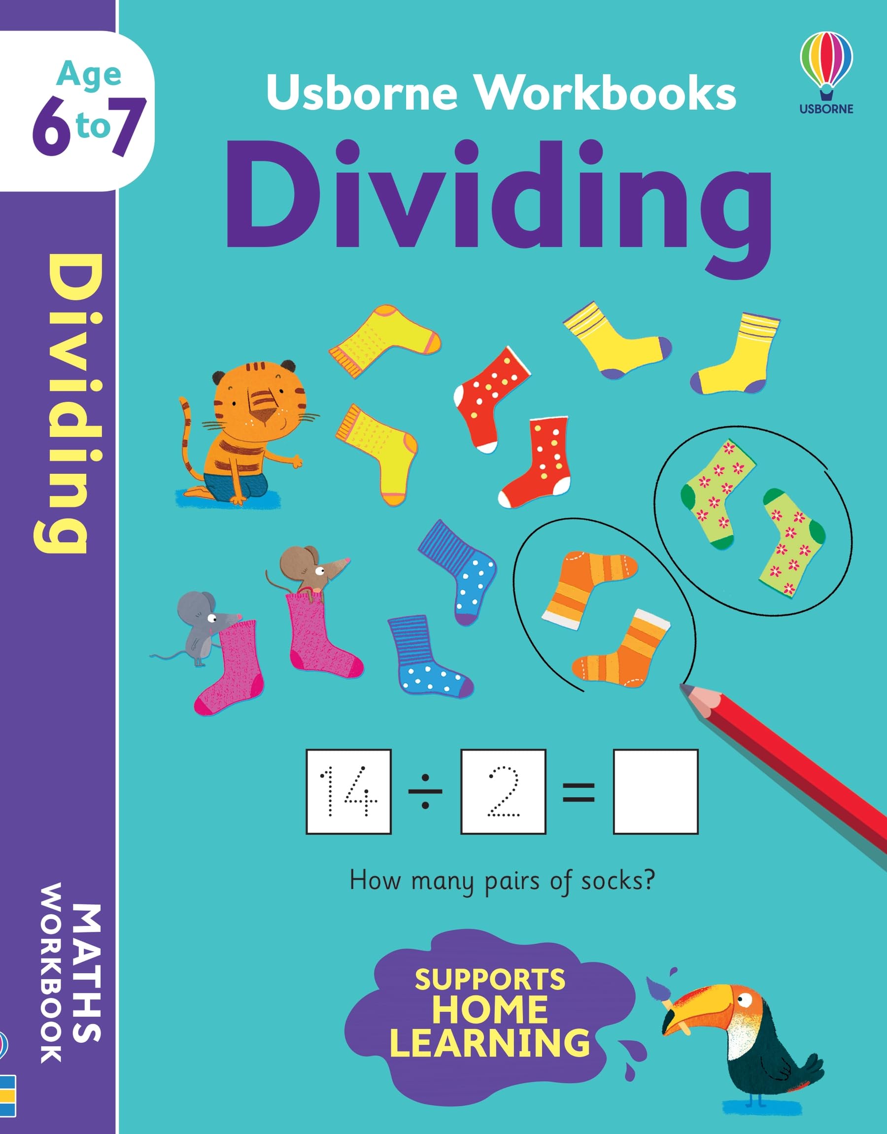 Usborne Workbooks Dividing 67: 1