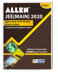 Jee Main 2020 Topicwise Test Papers With Solutions In English (January & September Attempt) | Past Year Papers By Allen