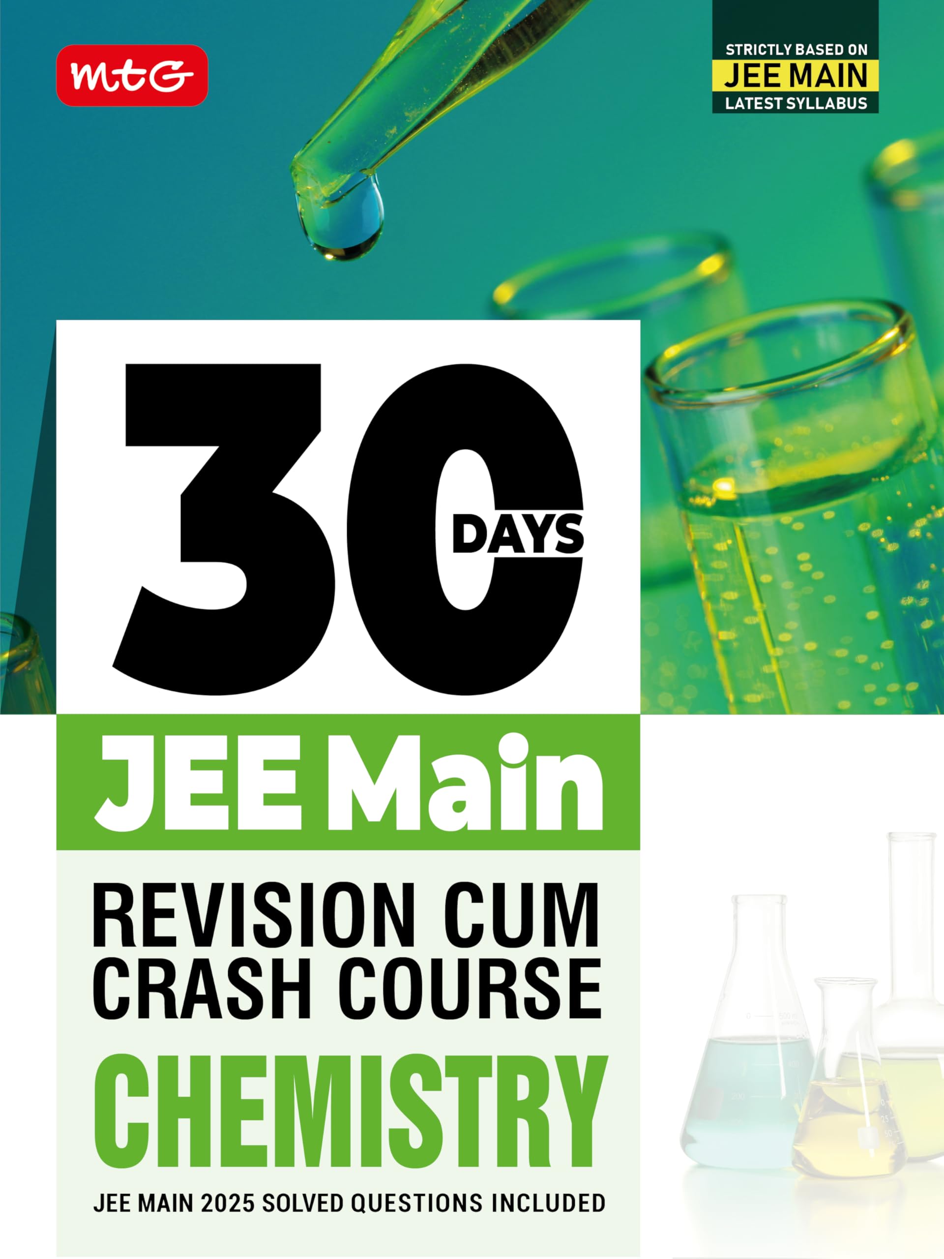 MTG 30 Days JEE Main Revision Cum Crash Course Chemistry Book For 2026 Exam | JEE Main 2025 Previous Years Solved Question Paper