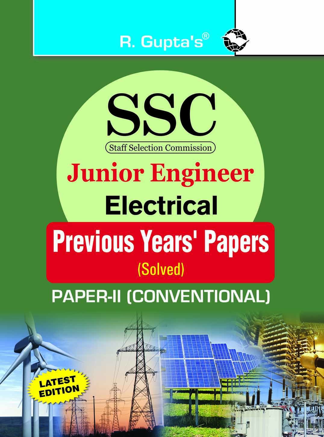 SSC: Junior Engineer Electrical (PaperII: Conventional): Previous Years Papers (Solved)