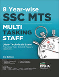 8 YearWise Ssc Mts Multi Tasking Staff (NonTechnical) Exam Previous Year Solved Papers (2013  22) 3Rd Edition