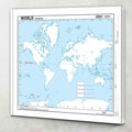 BIG  100 WORLD PHYSICAL OUTLINE MAP FOR SCHOOL | World Physical Map for School