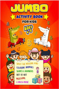 Jumbo  Activity Book for Kids: Best Gift Ever! Workbook for Learning| Color by Number| DOTtoDOT| Drawing|Trace the numbers 1