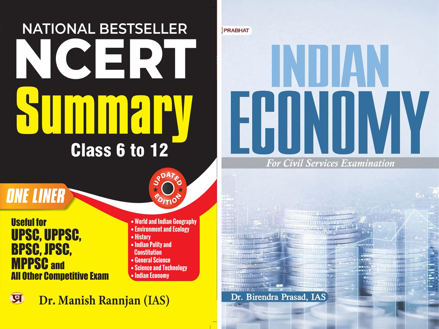 Indian Economy for Civil Services and other Competitive Examinations + NCERT Summary (Class 612) One Liner General Knowledge [P