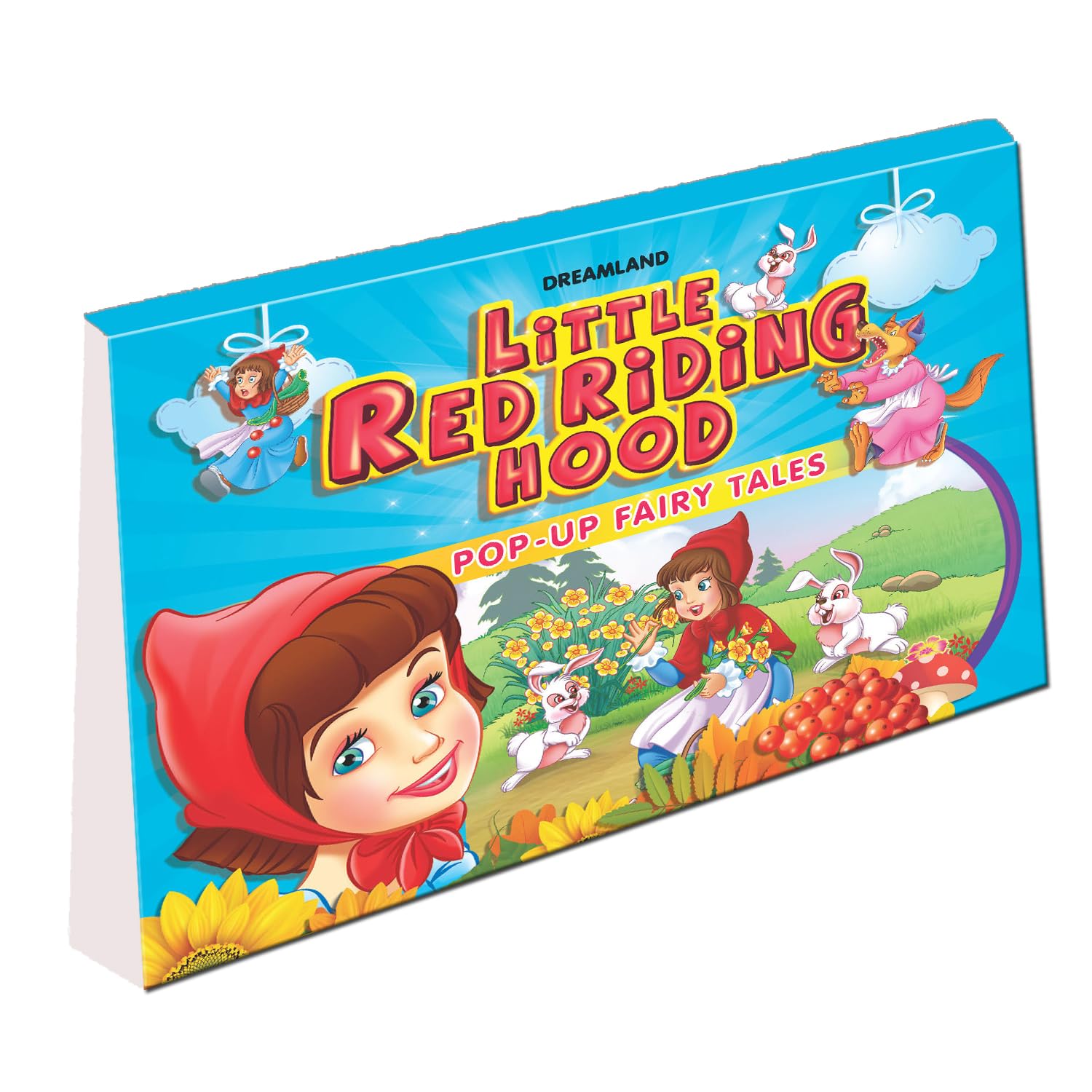 PopUp Fairy Tales  Little Red Riding Hood Story Book For Kids Ages 37 Years | Interactive PopUp Book With Colorful Pictures,