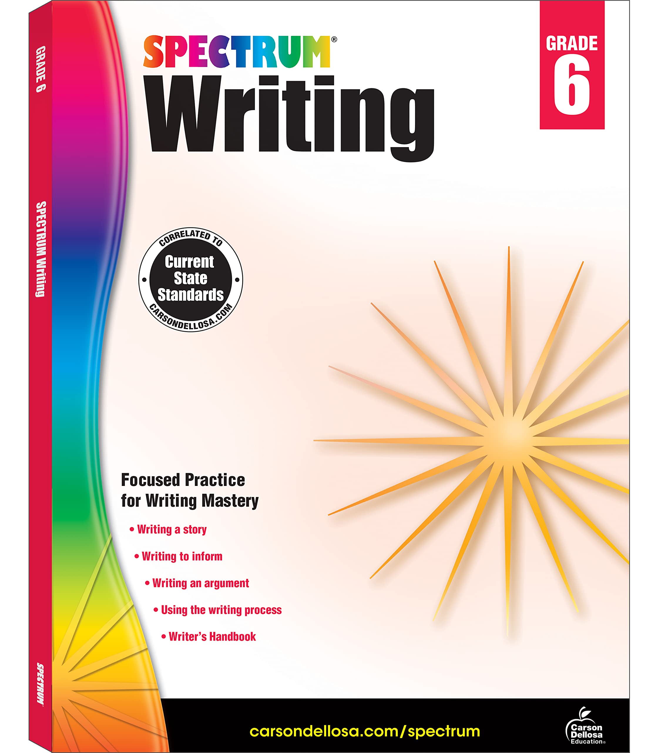 Spectrum 6th Grade Writing Workbooks, Ages 11 to 12, 6th Grade Writing, Informative, Argumentative, and Descriptive Story Writin