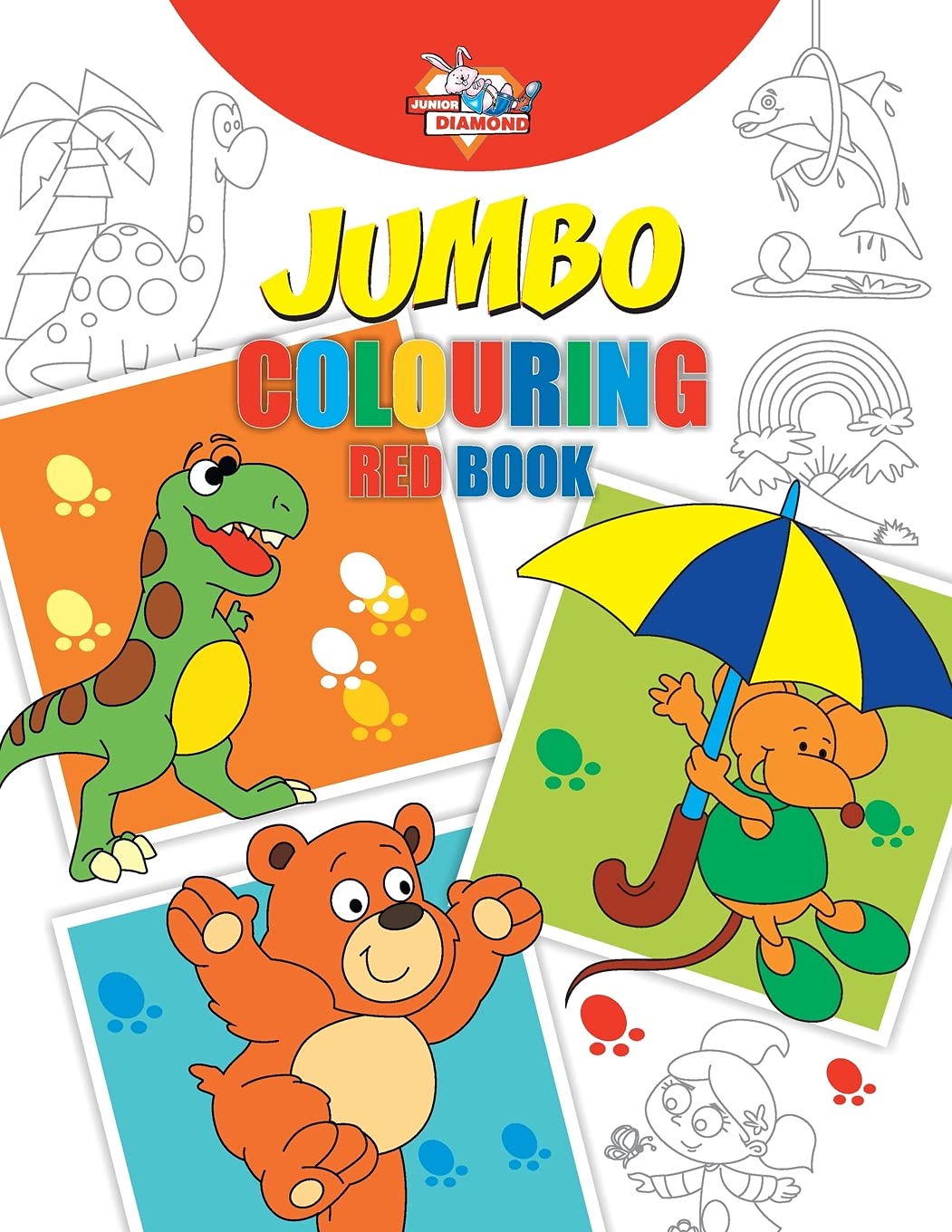 Jumbo Colouring Red Book4 (E) PB (Bengali Edition)