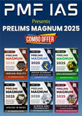 PMF IAS Prelims Magnum Combo Pack (Set of 6 Books)  2025 | Indian Polity | Indian Economy | Environment | Species In News | Sci