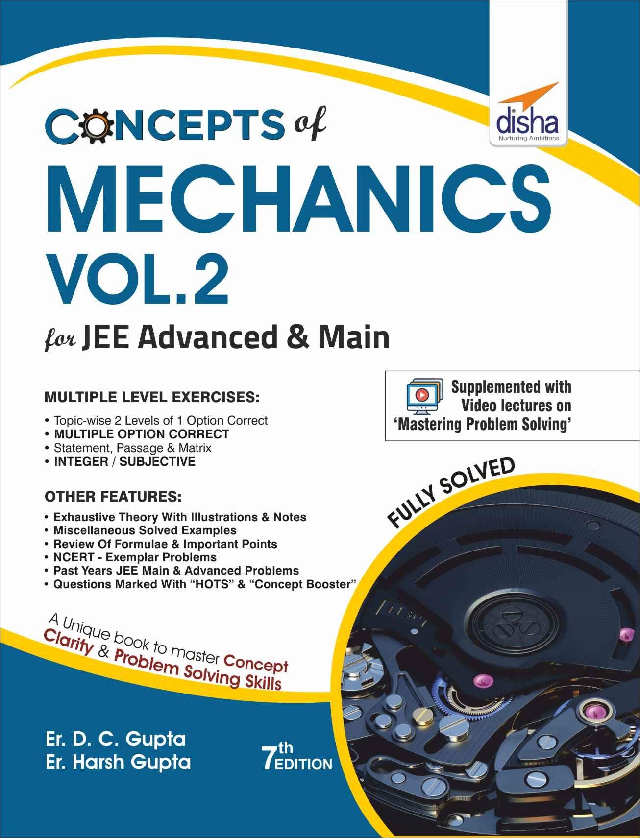 Concepts Of Mechanics Vol. 2 For Jee Advanced & Main 7Th Edition