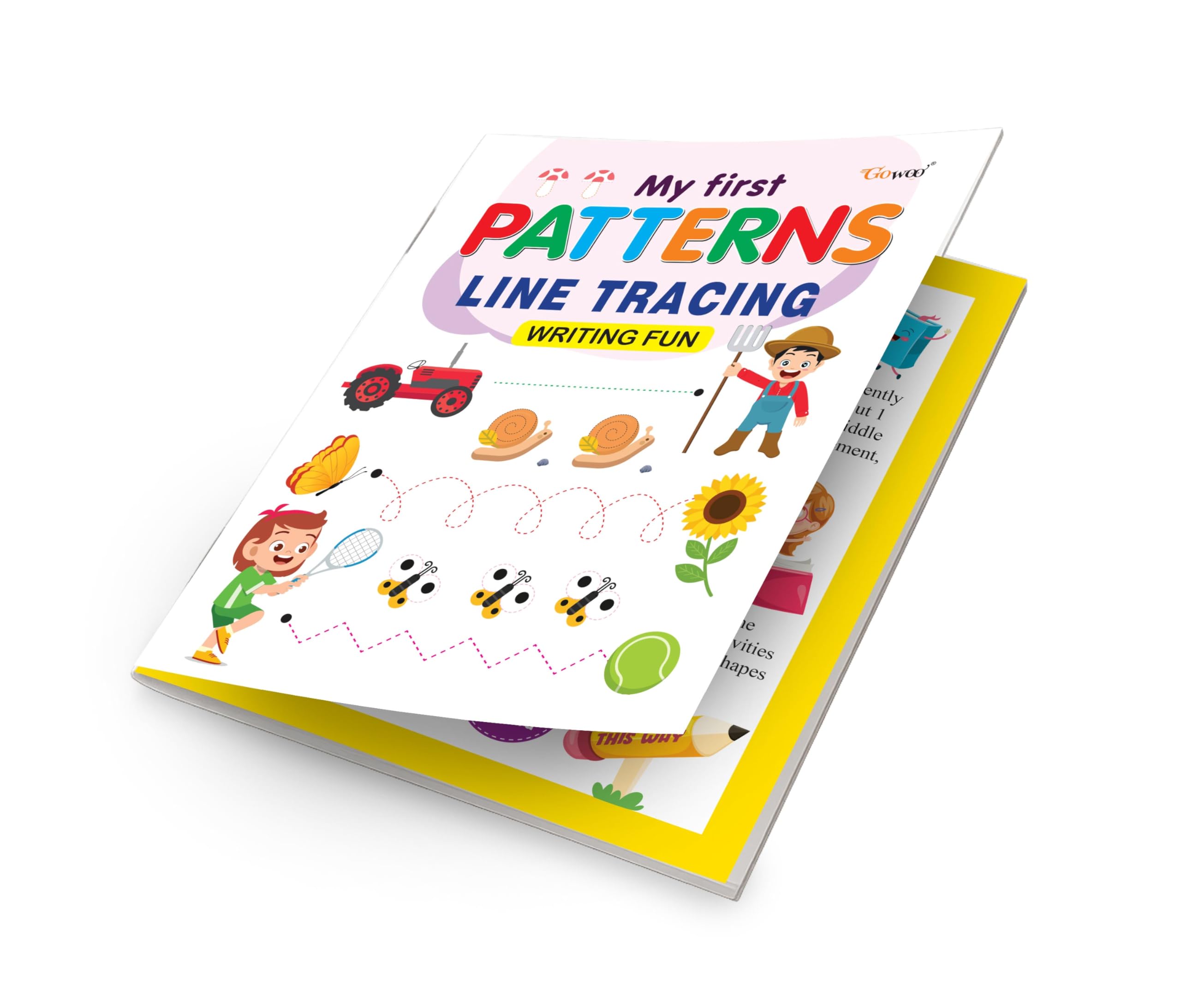 My First Line Tracing Patterns Writing Fun : line tracing patterns and writing Book for kids, educational tracing activity book