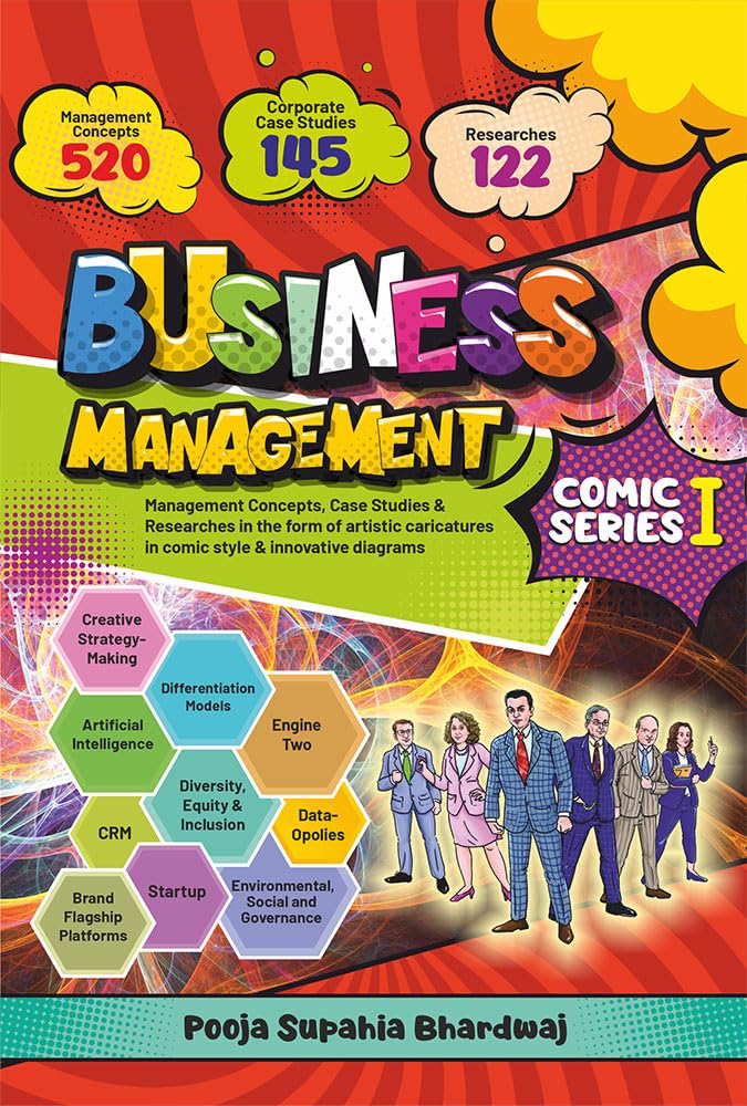 Business Management Comic Series1 : Covers 520 Management Concepts, 145 Corporate Case Studies & 122 Researches in the form of 