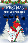 Christmas adult coloring book