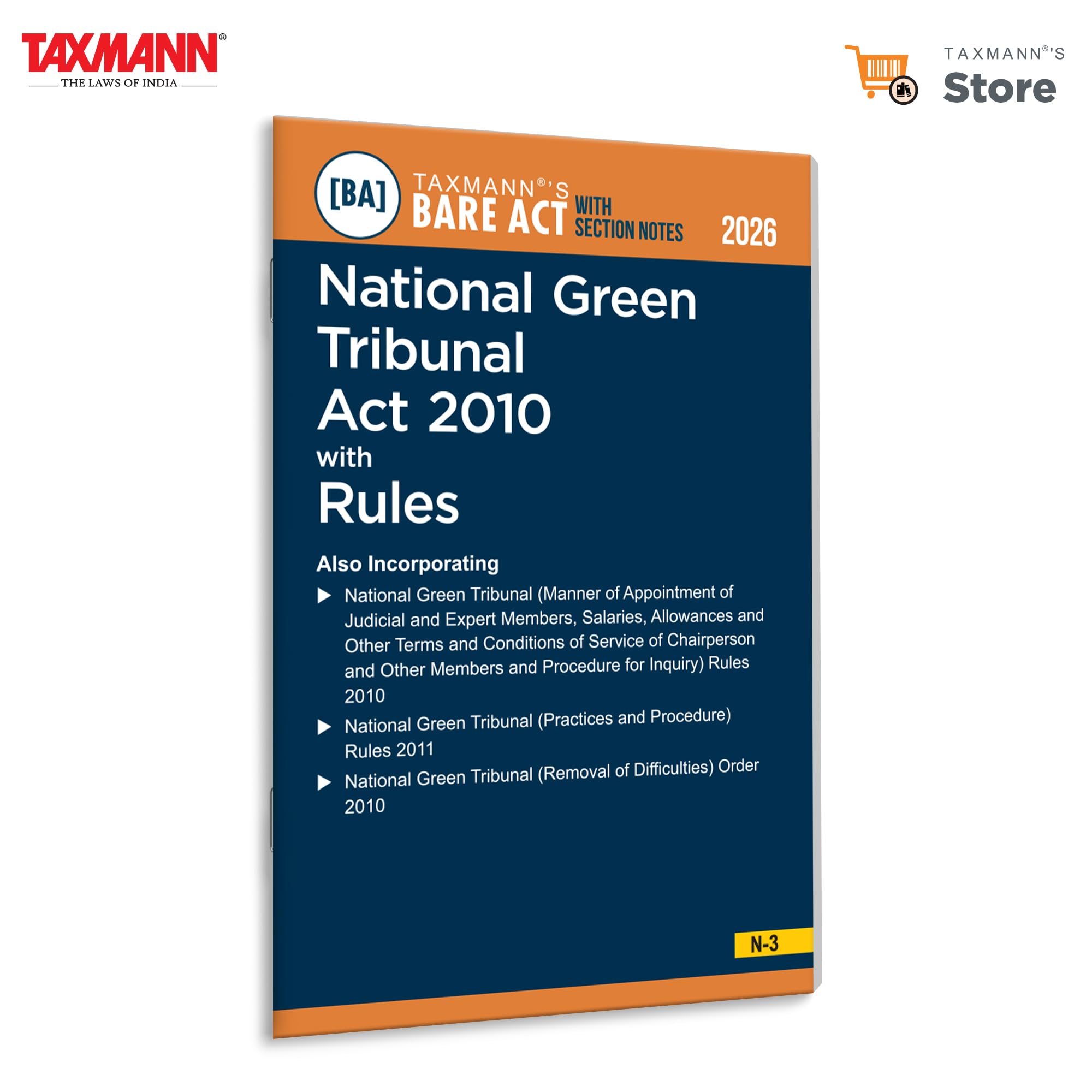 Taxmanns National Green Tribunal Act 2010 with Rules [Bare Act with Section Notes]  Comprehensive | Annotated | Updated Refer
