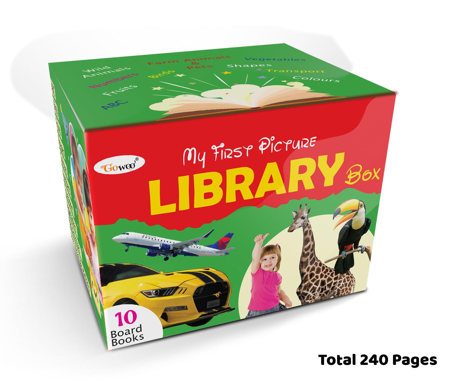 My First All in One Picture Library Box (Green Edition) : Collection of 10 books