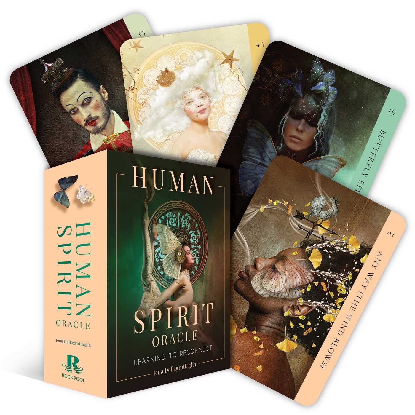 Human Spirit Oracle: Learning to Reconnect (44 Gilded Cards with 128 FullColor Guidebook)