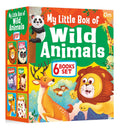 My Little Box of Wild Animals: Early Learning Jungle Friends 6 Board Books for Kids | Includes Lion, Panda, Tiger, Elephant, Dee