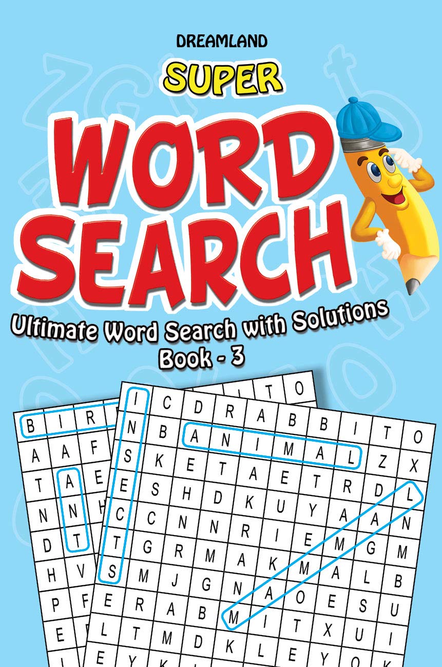 Super Word Search Book 3 | 192 Puzzle Pages With Answers | Fun Brain Teasers For Kids Ages 615 | Learning Gift For Boys & Girls|