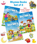 Kinder Series 72 Nursery Rhymes Set Of 3 Books With Activity Stickers Each Book