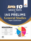 Super 10 Mock Tests For Ias Prelims General Studies Paper 1 (Csat) Exam  4Th Edition