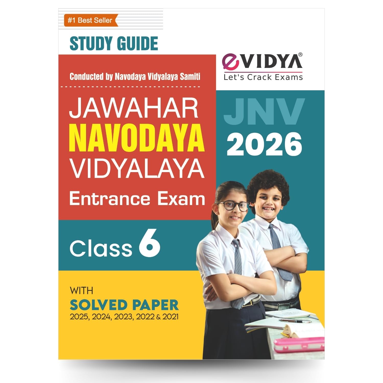 Evidya Jawahar Navodaya Vidyalaya Class 6 Entrance Exam Complete English Guidebook 2025