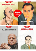 Indian Scientist Biographies for Children (Set of 4 Children 2 Color Books) [Meghnad Saha + Birbal Sahni + M.S. Swaminathan + Bh