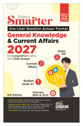 Disha SMARTER One Liner Question Answer Format General Knowledge & Current Affairs 2027 for Competitive Exams with 2026 Budget 6