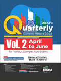 DishaS Quarterly Current Affairs 2024 Vol. 2 (April To June) For Competitive Exams 8Th 4 Color Edition | Upsc & State Psc Civi